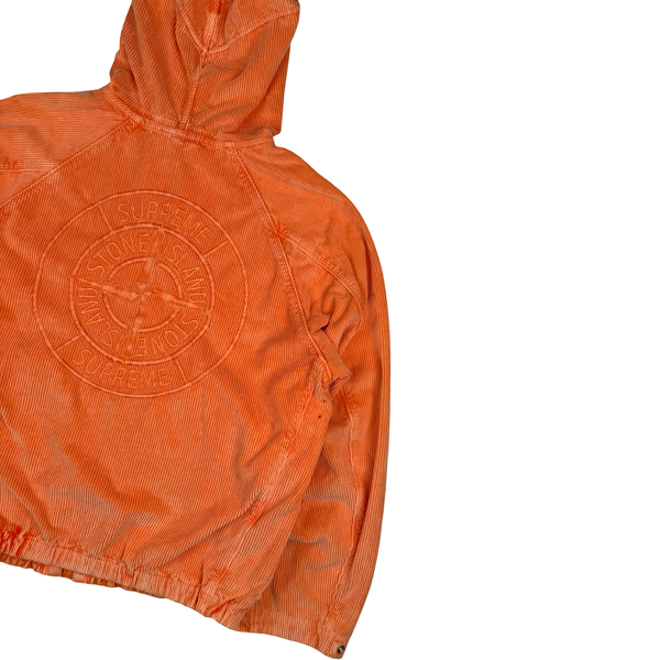 Stone Island x Supreme Orange Corduroy 500 Frost Jacket - Large
