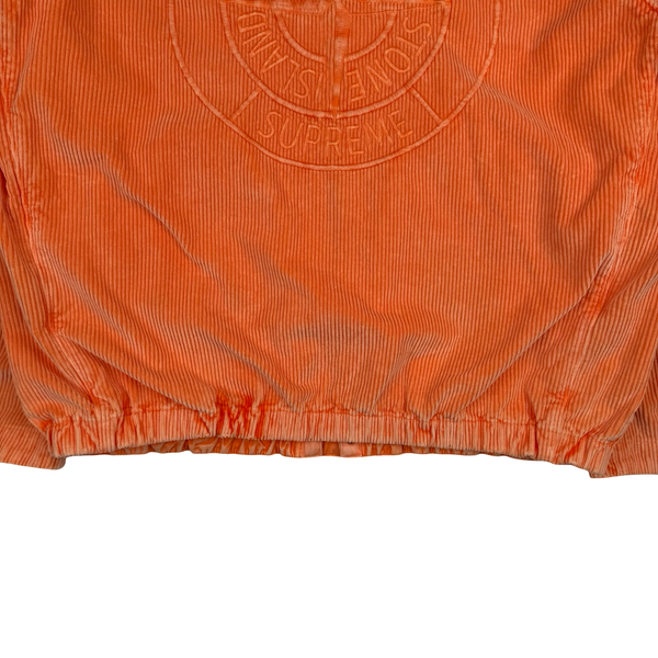 Stone Island x Supreme Orange Corduroy 500 Frost Jacket - Large