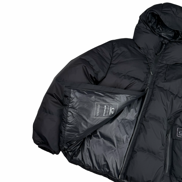 CP Company Metropolis Series Black Pertex Down Filled Puffer Jacket - Medium