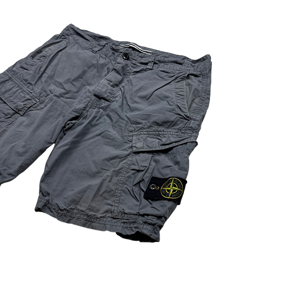 Stone Island 2016 Grey Cargo Shorts - 32"
