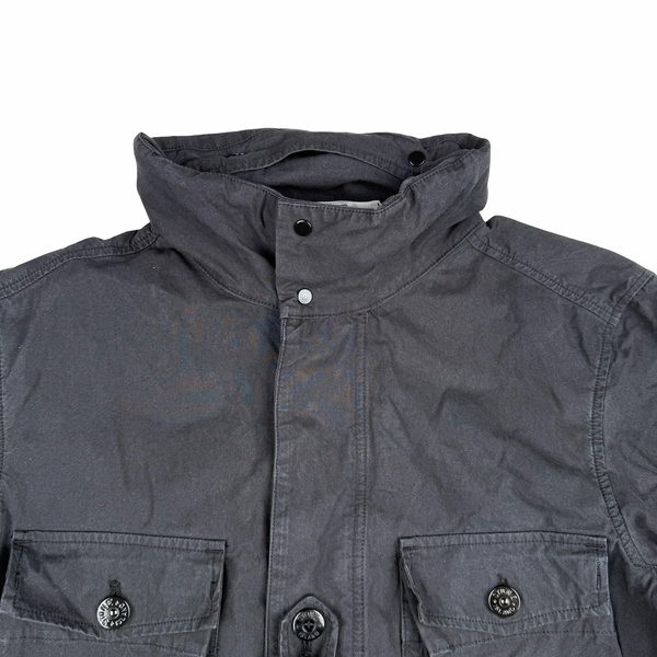 Stone Island 2020 Black Cotton Cordura Field Jacket - Medium