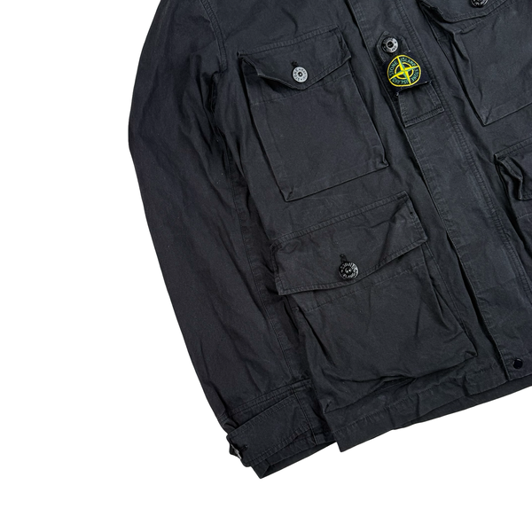 Stone Island 2020 Black Cotton Cordura Field Jacket - Medium
