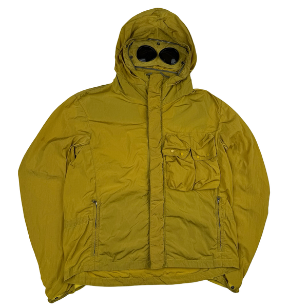 CP Company Mustard Nylon Goggle Jacket - XXL (54)