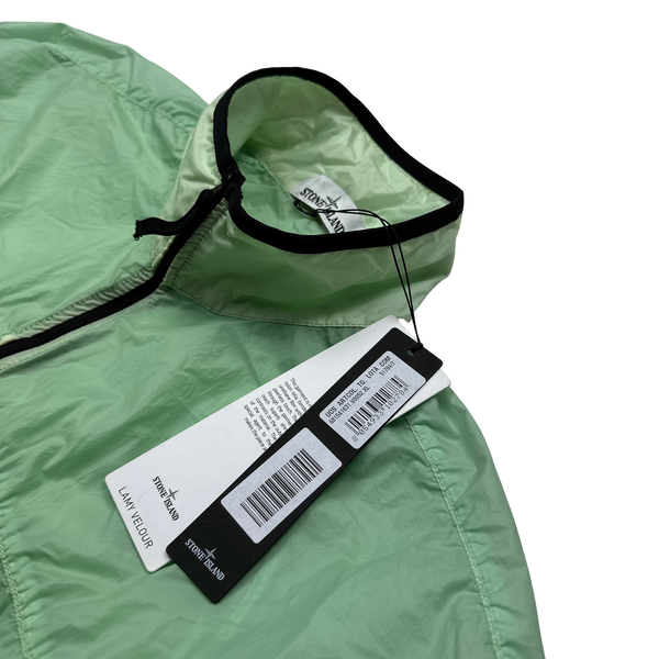Stone Island 2018 Mint Green Lamy Velour Jacket - XL