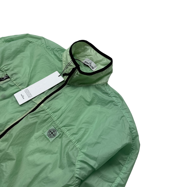 Stone Island 2018 Mint Green Lamy Velour Jacket - XL
