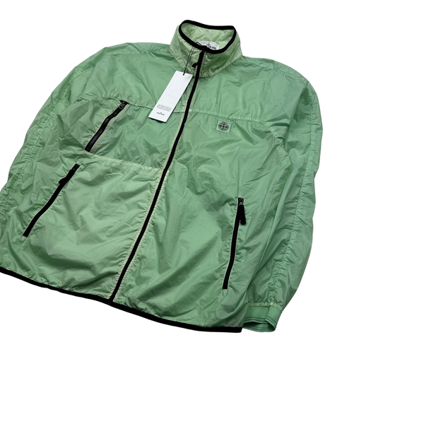 Stone Island 2018 Mint Green Lamy Velour Jacket - XL
