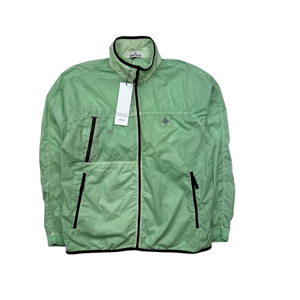 Stone Island 2018 Mint Green Lamy Velour Jacket - XL