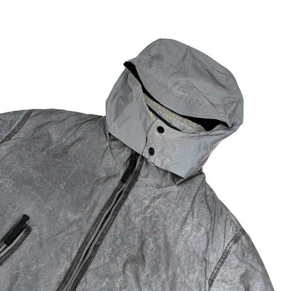 Stone Island Liquid Reflective 2012 Fleece Lined Jacket - Large