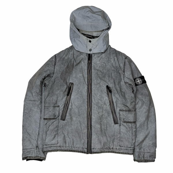Stone Island Liquid Reflective 2012 Fleece Lined Jacket - Large