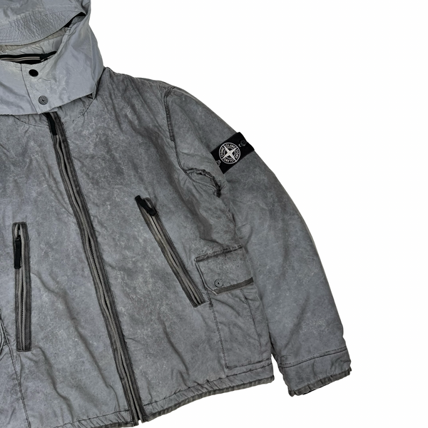 Stone Island Liquid Reflective 2012 Fleece Lined Jacket - Large