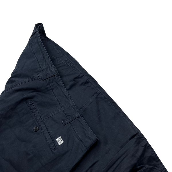CP Company Navy Ergonomic Tapered Fit Cargos - 36"