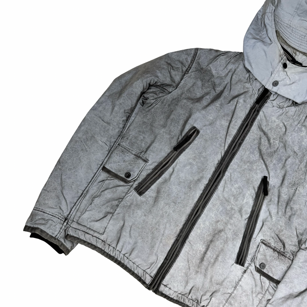 Stone Island Liquid Reflective 2012 Fleece Lined Jacket - Large