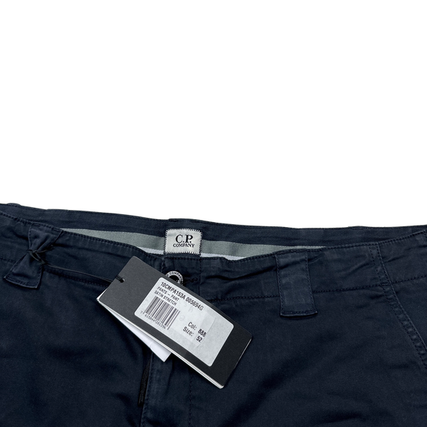 CP Company Navy Ergonomic Tapered Fit Cargos - 36"