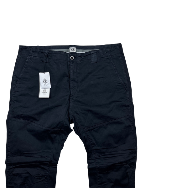 CP Company Navy Ergonomic Tapered Fit Cargos - 36"