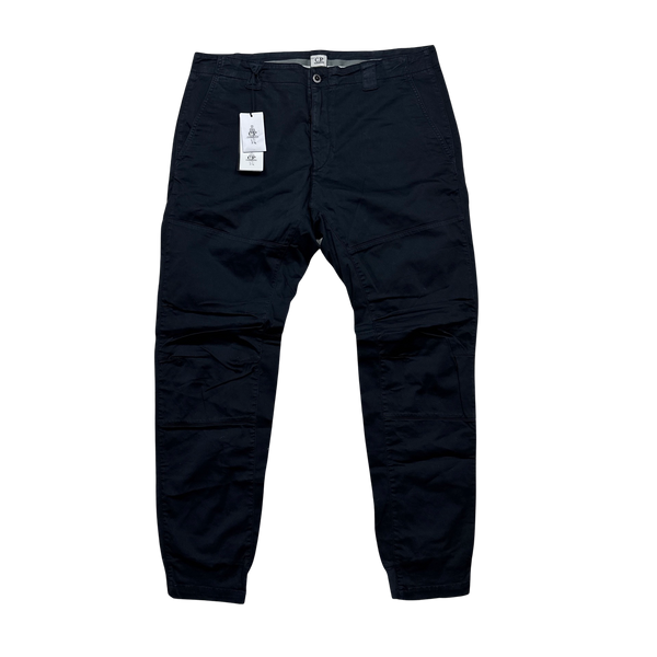CP Company Navy Ergonomic Tapered Fit Cargos - 36"