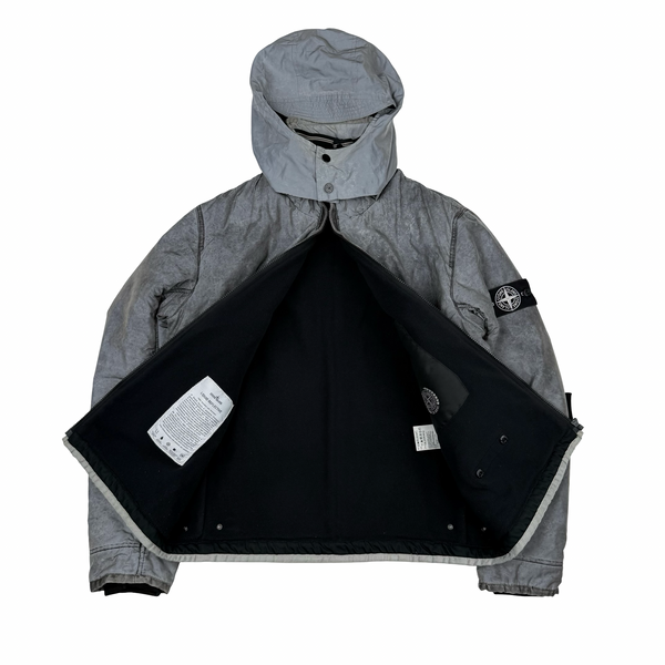 Stone Island Liquid Reflective 2012 Fleece Lined Jacket - Large