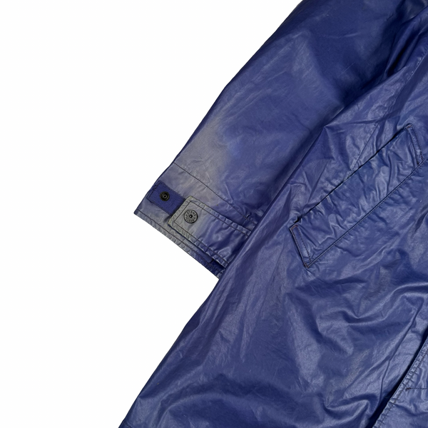 Supreme X Stone 2016 Island Heat Reactive Blue Trench Coat - Medium