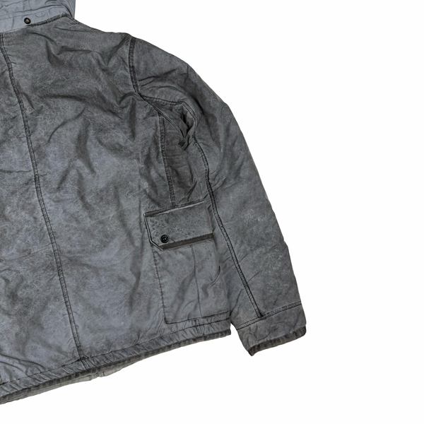 Stone Island Liquid Reflective 2012 Fleece Lined Jacket - Large