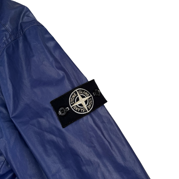 Supreme X Stone 2016 Island Heat Reactive Blue Trench Coat - Medium