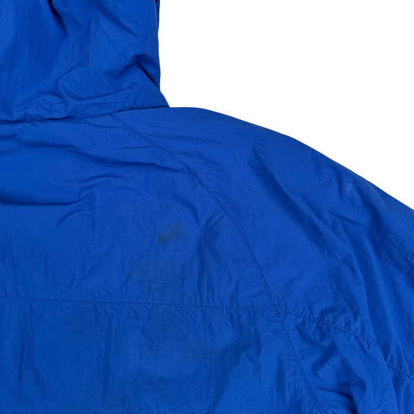 CP Company Blue GDP Hooded Polartec Lens Jacket - Medium