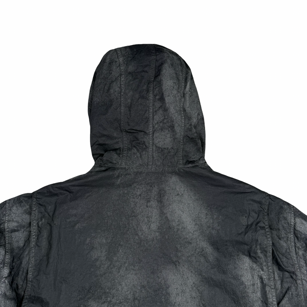 Stone Island 2026 Primaloft Dense Nylon-TC Hand Sprayed Reflective hooded Jacket - Large