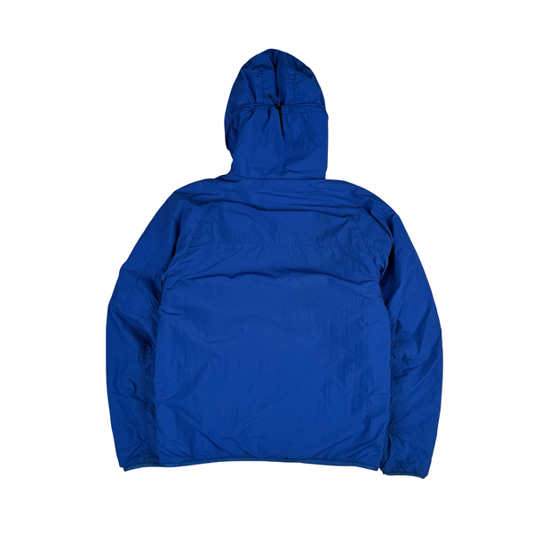 CP Company Blue GDP Hooded Polartec Lens Jacket - Medium