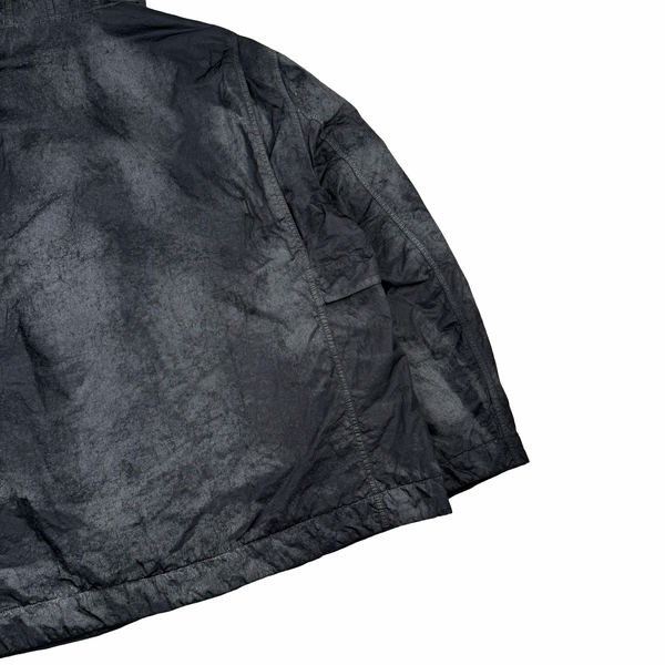 Stone Island 2026 Primaloft Dense Nylon-TC Hand Sprayed Reflective hooded Jacket - Large