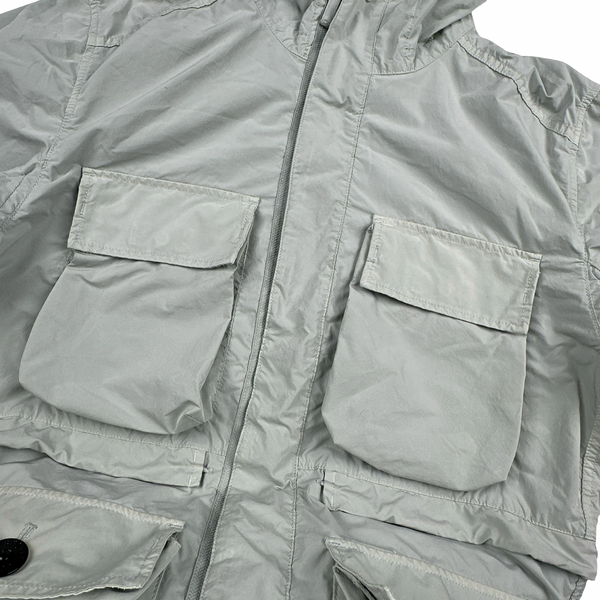 Stone Island 2017 Ice Blue David Tela Light TC Field Jacket - Medium