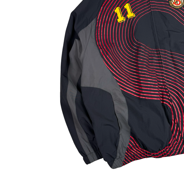 Supreme World Famous Team No.11 Spellout Zip Track Jacket - Medium