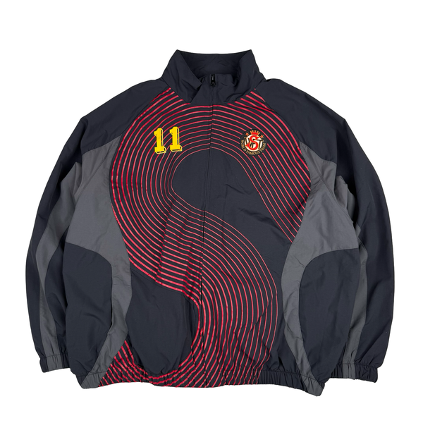 Supreme World Famous Team No.11 Spellout Zip Track Jacket - Medium