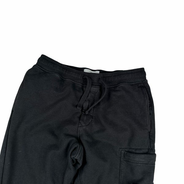 Stone Island 2022 Black Cotton Joggers - Medium