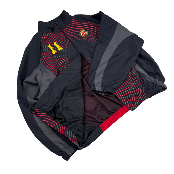 Supreme World Famous Team No.11 Spellout Zip Track Jacket - Medium