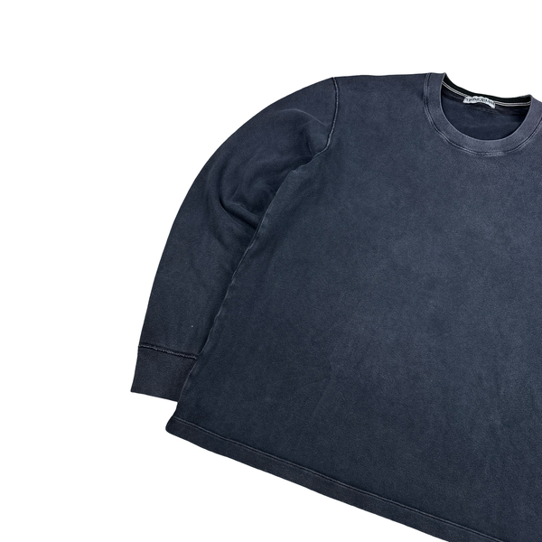 Stone Island 2008 Navy Cotton Crewneck Jumper - 3XL