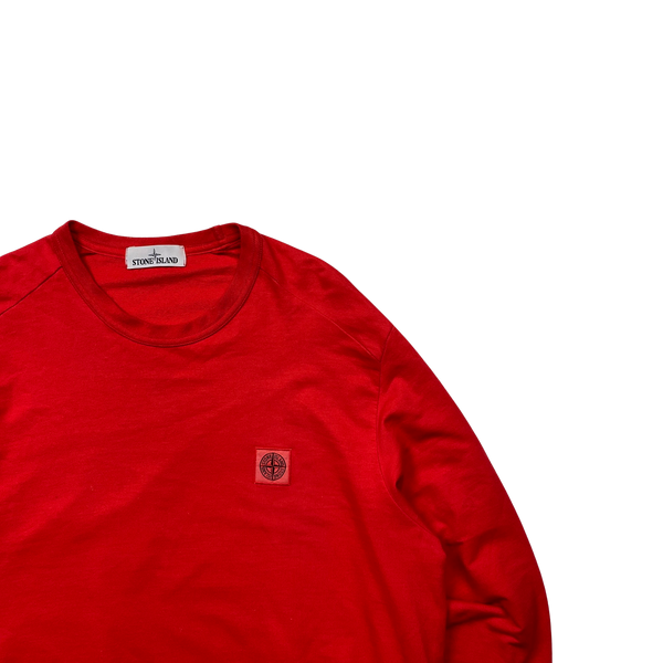 Stone Island 2016 Red Lightweight Crewneck Jumper - XXL