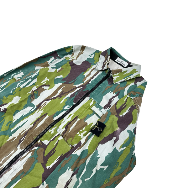 Stone Island 2015 Flowing Camo Cotton Overshirt - XL