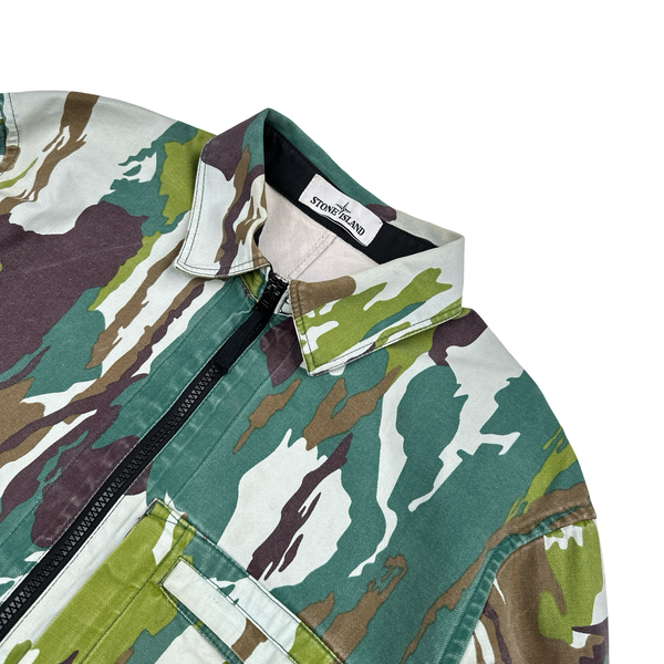Stone Island 2015 Flowing Camo Cotton Overshirt - XL