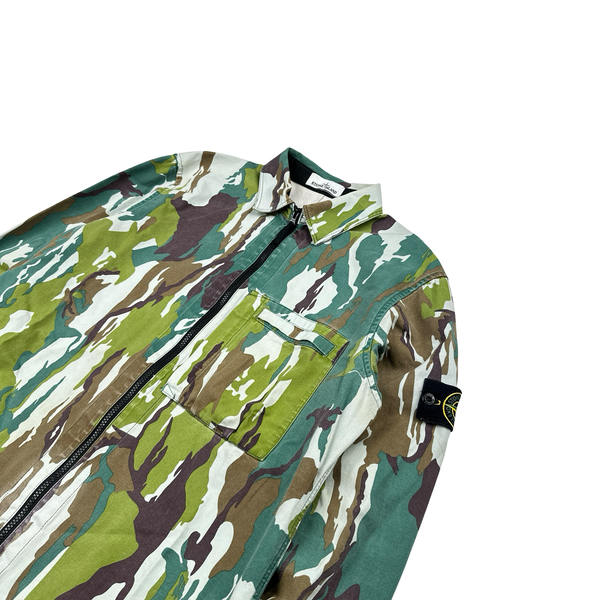 Stone Island 2015 Flowing Camo Cotton Overshirt - XL
