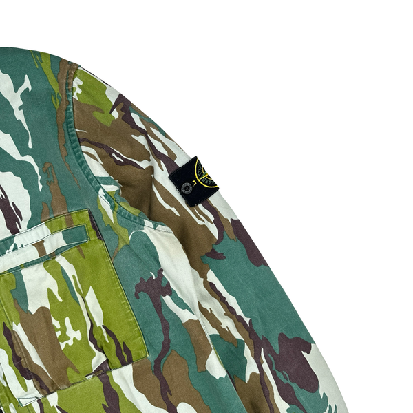 Stone Island 2015 Flowing Camo Cotton Overshirt - XL