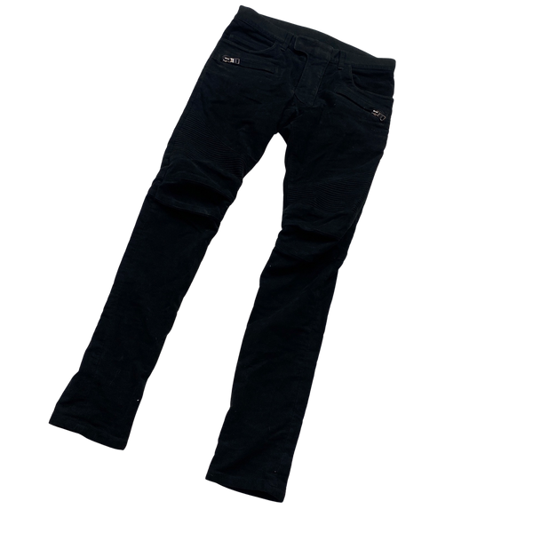 Balmain Skinny Fit Biker Jeans - 32"