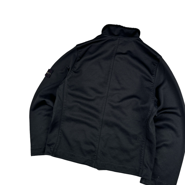 Stone Island Vintage Black 2004 Poly Zipped Track Top - XL
