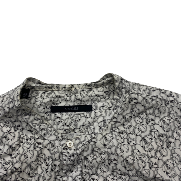 Gucci Monogram Chain Buttoned Shirt - Small