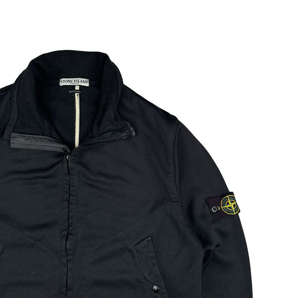 Stone Island Vintage Black 2004 Poly Zipped Track Top - XL