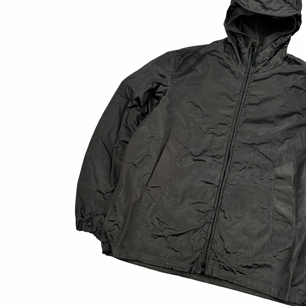 Stone Island 2005 Grey Velvet Lined Shimmer Jacket - 3XL