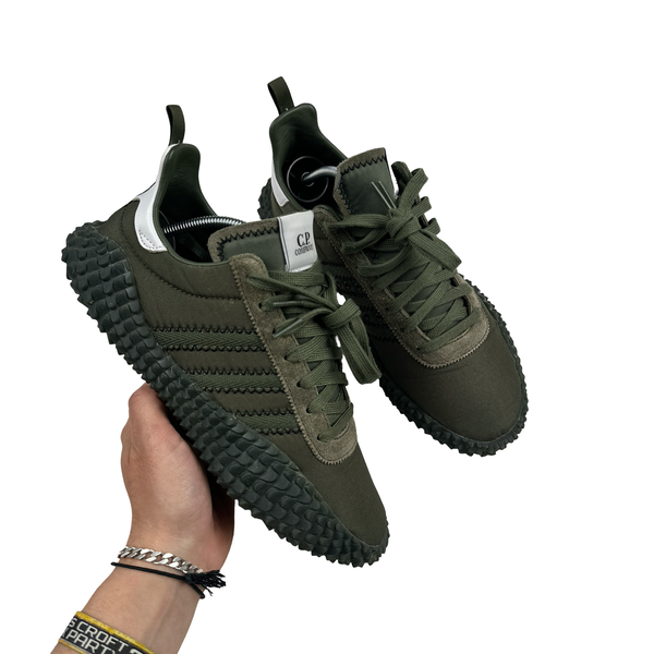 CP Company X Adidas Khaki Kamanda Trainers Green UK 7