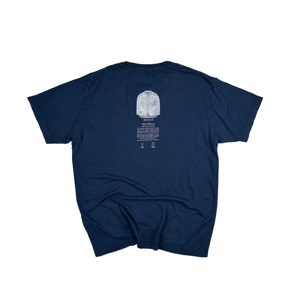 Stone Island Archivo 2019 Blue Tela Stella Graphic T Shirt - XL