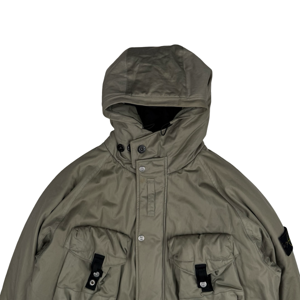Stone Island Khaki Multi-pocket Sniper Field Jacket - XL