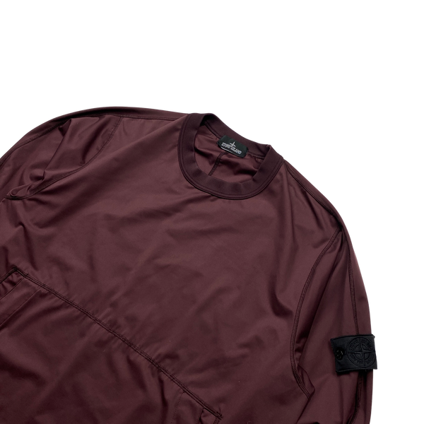 Stone Island 2016 Burgundy Shadow Project Light Nylon R Pullover - XXL