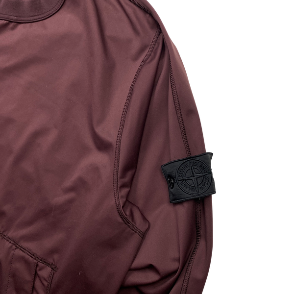 Stone Island 2016 Burgundy Shadow Project Light Nylon R Pullover - XXL