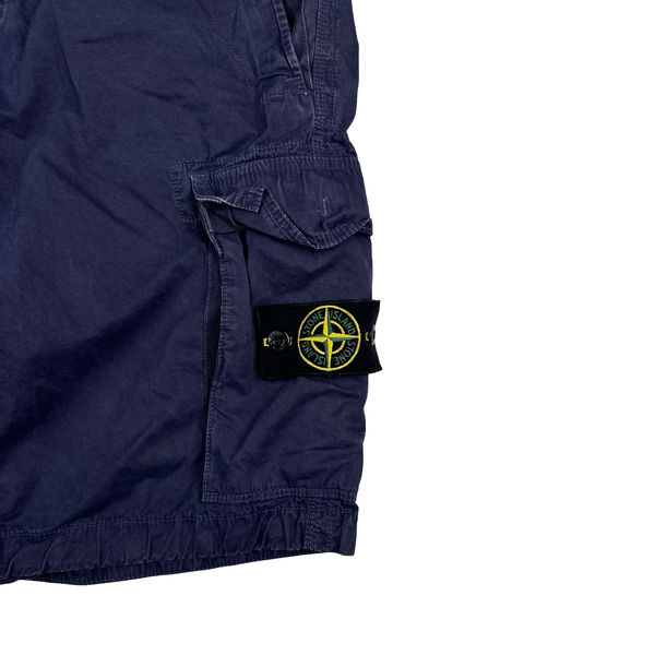 Stone Island 2013 Navy Cargo Shorts - 34"