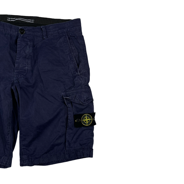 Stone Island 2013 Navy Cargo Shorts - 34"